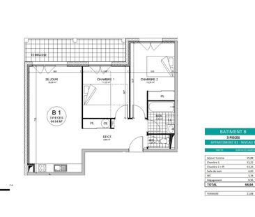 Location Appartement 3 pièces 64m² MEAUX 77100 - Photo 6