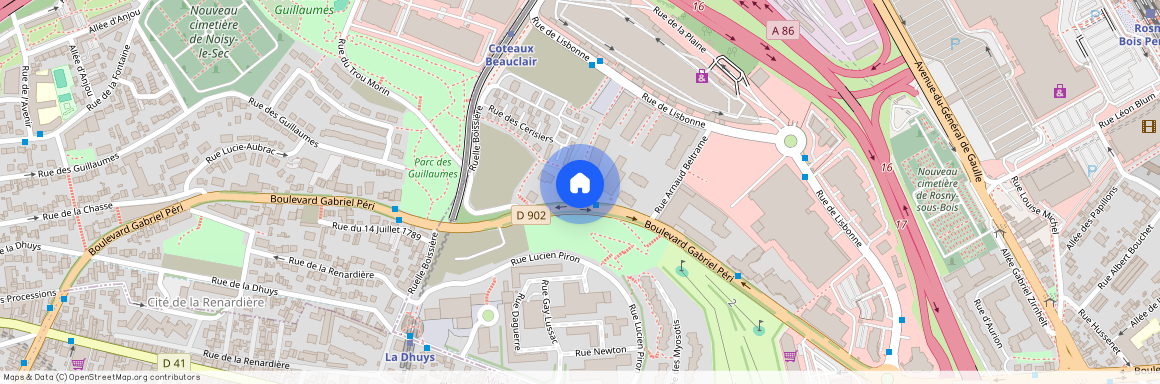 186 Boulevard Gabriel Péri, 93110 Rosny-sous-Bois, France