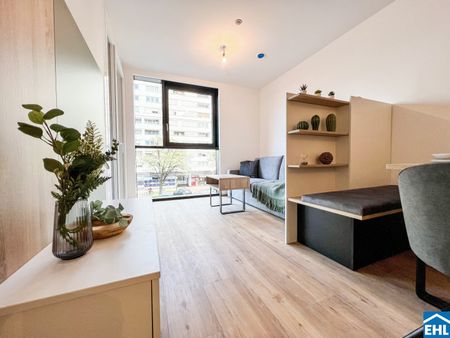 Moderne 2-Zimmer-Wohnung mit Einbauküche und Co-Working-Räumen – Perfekt für junge Paare! - Photo 4