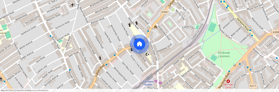 Kings Court Mansions, 729 Fulham Road, Parsons Green, London