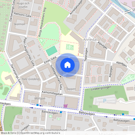 Tummelisas gata, Bromma