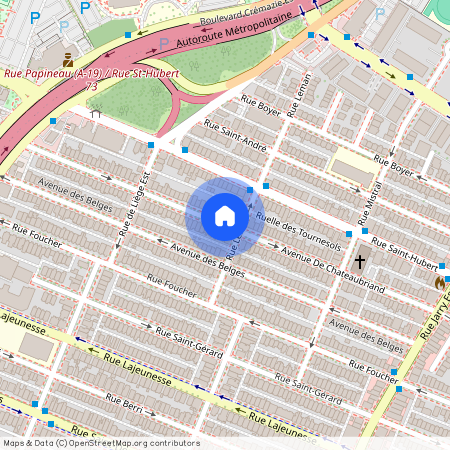 Avenue De Chateaubriand, Villeray-Saint-Michel-Parc-Extension, Villeray-Saint-Michel-Parc-Extension, Ile de Montréal, H2P 1Y7