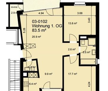 3 ½ Zimmer-Wohnung in Spreitenbach mieten - Foto 3