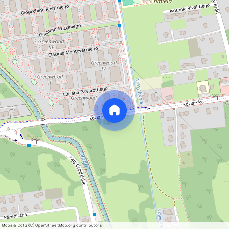 ul. Zdziarska, Grodzisk, Białołęka, Warszawa, mazowieckie