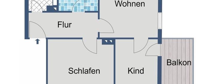 Gemütliche Dachgeschosswohnung mit Balkon - Photo 1
