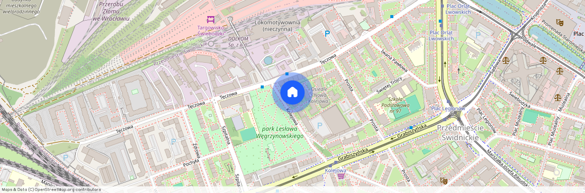 ul. Kolejowa 85, Przedmieście Świdnickie, Stare Miasto, Wrocław, dolnośląskie