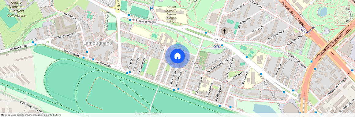 Via Bernardo Daddi, Włochy, Milan