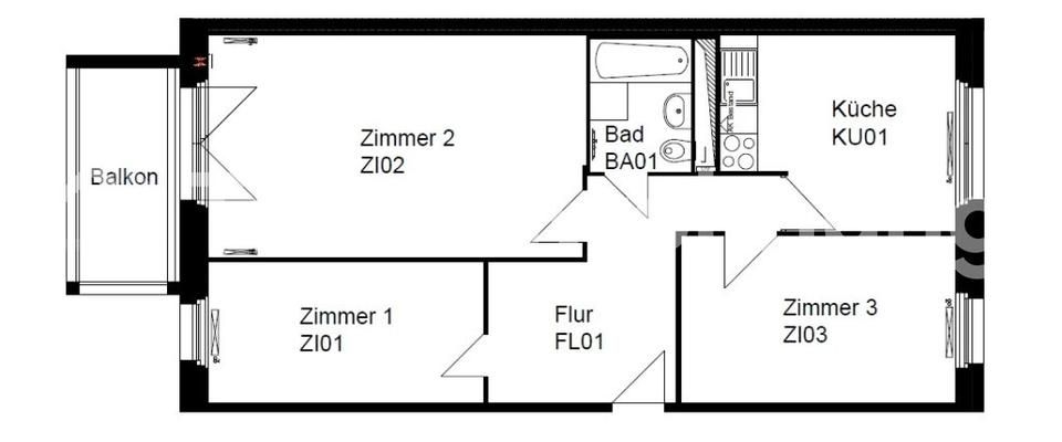TAUSCHWOHNUNG Sanierte 3 Zimmer suchen neue Mieter - Photo 1