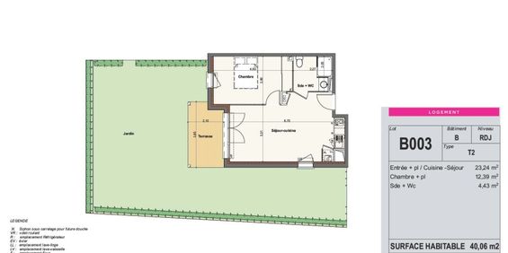 Location Appartement 2 pièces 40m² BISCARROSSE 40600 - Photo 3