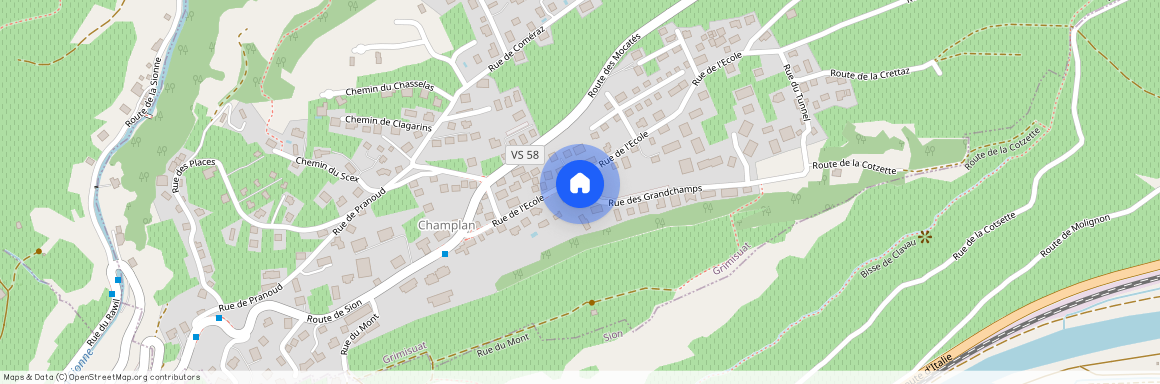 Rue des Grandchamps, 1971 Champlan (Grimisuat)