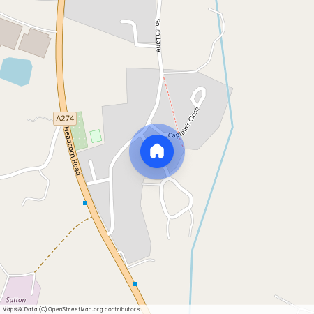 Greensand Meadow, Sutton Valence, Maidstone, Kent, ME17