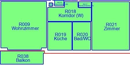 2 Zimmer, 48 m², 1. Stock - Foto 4
