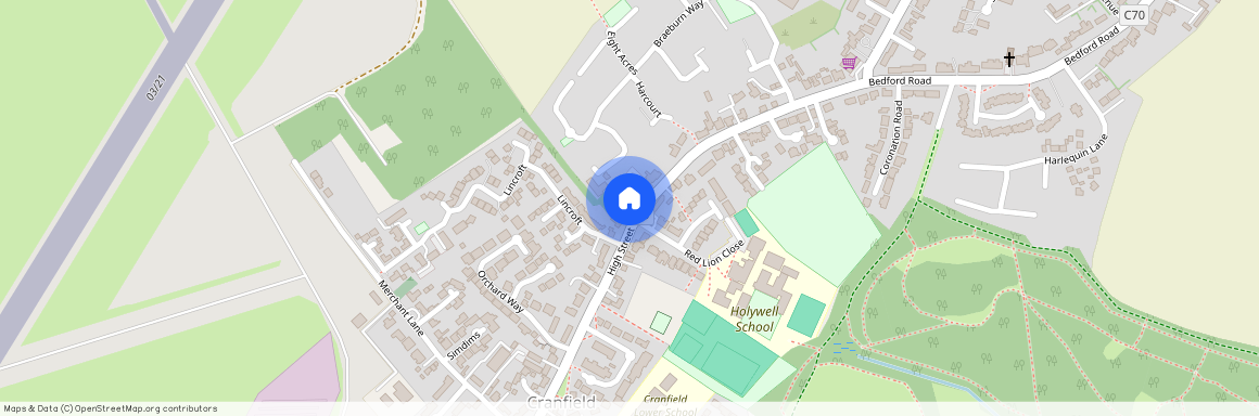 High Street, Cranfield, Bedfordshire, MK43
