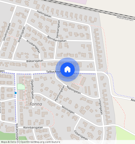 Tallbacksvägen, Enköping