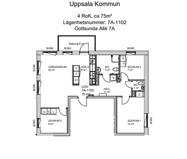 Gottsunda Allé 7A, 75651, Uppsala - Photo 3