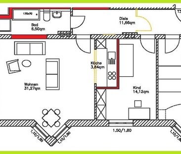 Einziehen und wohlfühlen! Moderne Wohnung zum Erstbezug - Photo 1