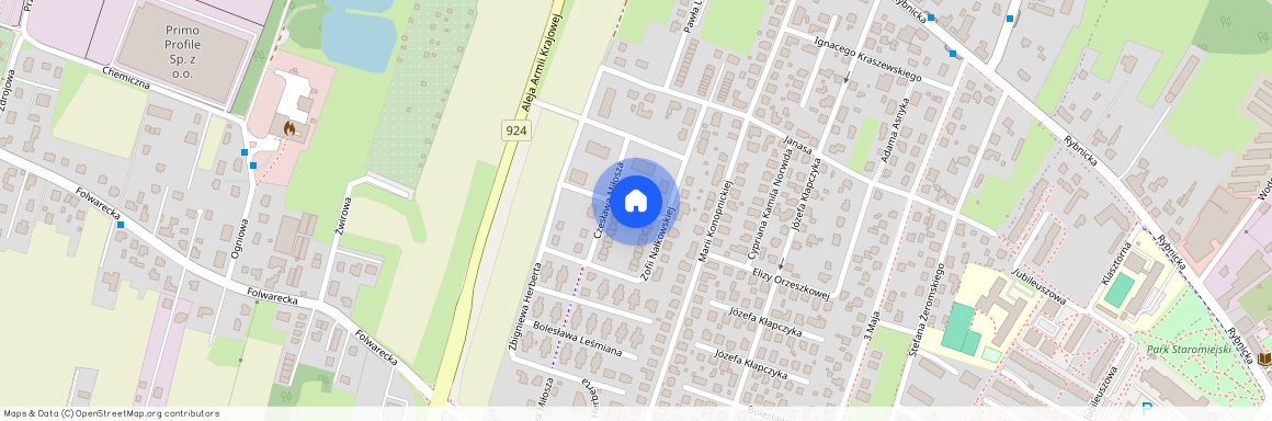 ul. Gustawa Herlinga-Grudzińskiego, Żory, śląskie