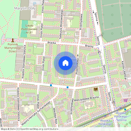 ul. Przemysłowa, Marysin Doły, Bałuty, Łódź, łódzkie