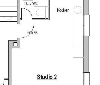 1 Zimmer, 25 m² - Foto 2