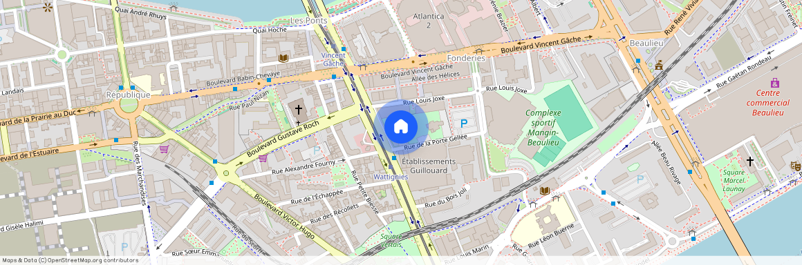 Ile de Nantes, Nantes Beaulieu - Pirmil