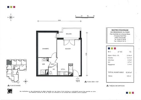 Location Appartement 2 pièces 42m² ST ANDRE DE CUBZAC 33240 - Photo 5