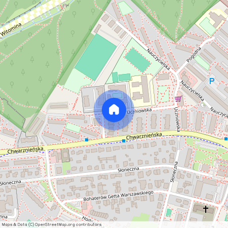 ul. Uczniowska, Witomino-Radiostacja, Gdynia, pomorskie