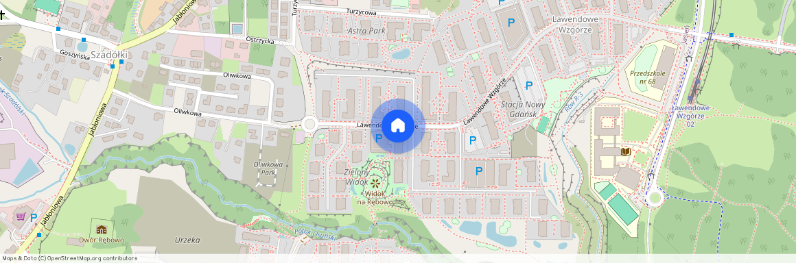 ul. Lawendowe Wzgórze, Jasień, Gdańsk, pomorskie