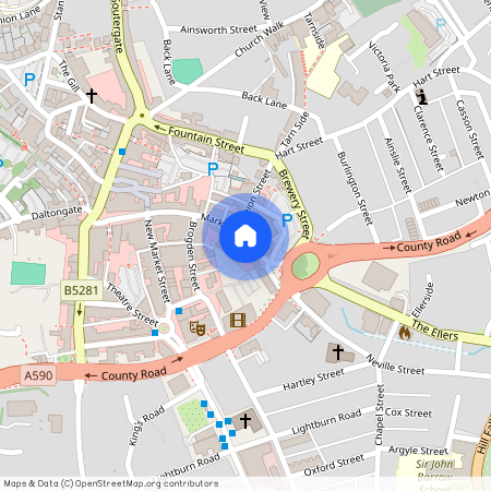 Flat 2 Gillam House, Ulverston, Cumbria, LA12 7LT