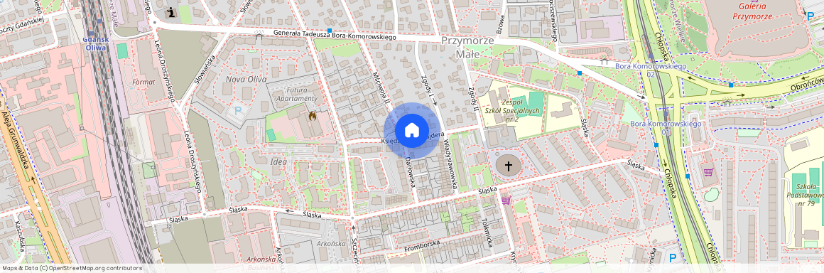 ul. ks. Jana Majdera, Przymorze Małe, Gdańsk, pomorskie