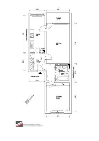 Erstbezug nach Sanierung -Großzügige Wohnung mit Balkon - Foto 3