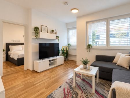 Direkt am Wasser: möblierte 2-Zimmer-Wohnung nahe UNO City & U1 Alte Donau/Kagran - Photo 2