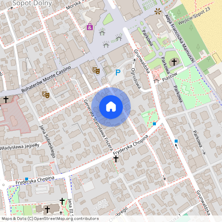 ul. gen. Kazimierza Pułaskiego, Centrum, Dolny Sopot, Sopot, pomorskie