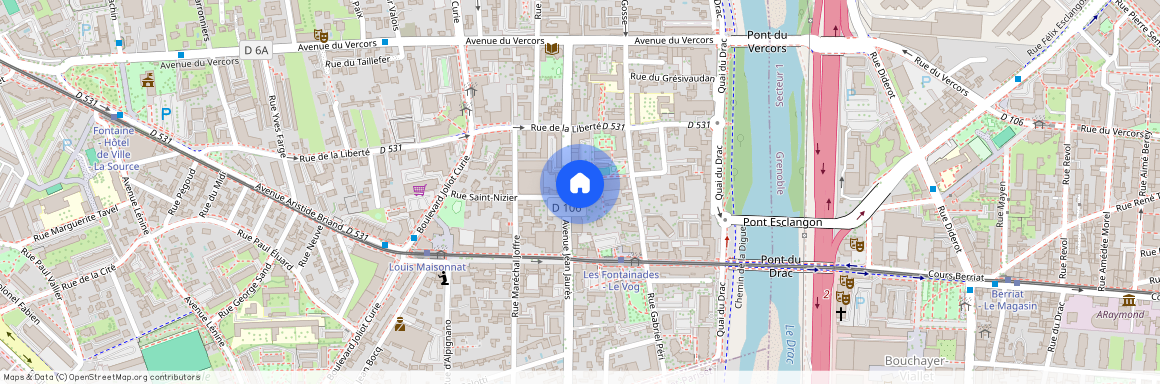 34Bis Et 36 Avenue Jean Jaures, Fontaine