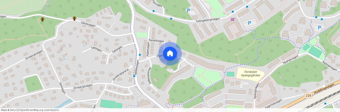 Elgentorpsvägen, Tullinge