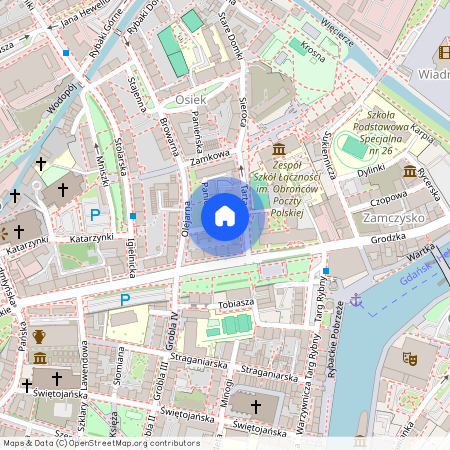 ul. Tartaczna, Śródmieście, Gdańsk, pomorskie