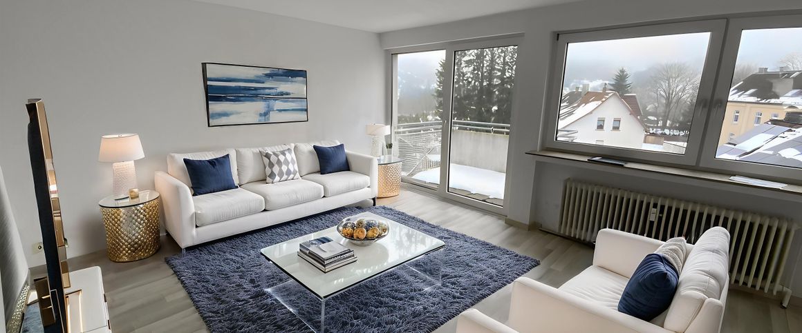 Einzugsbereite 3-Zimmer-Wohnung mit Balkon und neuem Badezimmer in Lüdenscheid-Brügge! - Foto 1