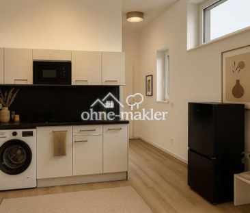 Erstbezug im Neubau: Möblierte 1-Zimmer-Wohnung mit Einbauküche und... - Foto 3