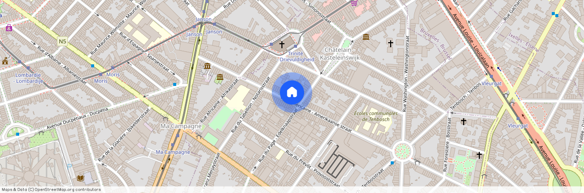 Rue Americaine, 82, 1050, Ixelles