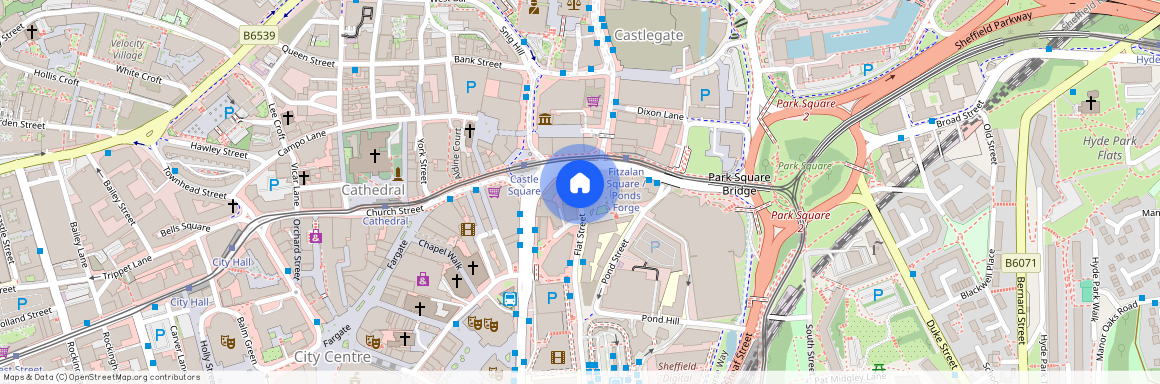 Double Ensuite Room At The Marples, Fitzalan Square, S1