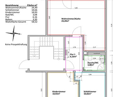 3-Raum-Wohnung mit Balkon - Foto 1