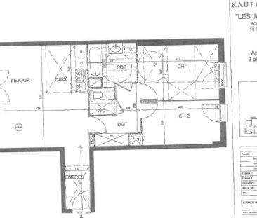 Appartement 3 pièces - Photo 1