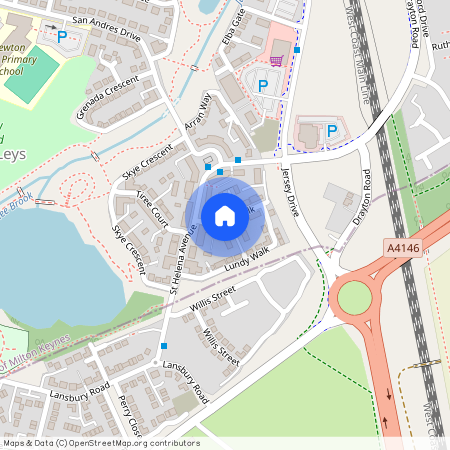 Lundy Walk, Milton Keynes, Buckinghamshire, MK3