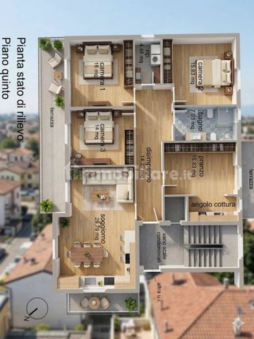 Appartamento via Ammiraglio Burzagli, Città, Montevarchi - Photo 5