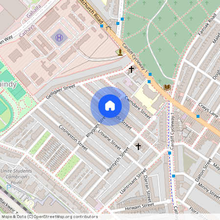 Brithdir Street, Cathays, Cardiff