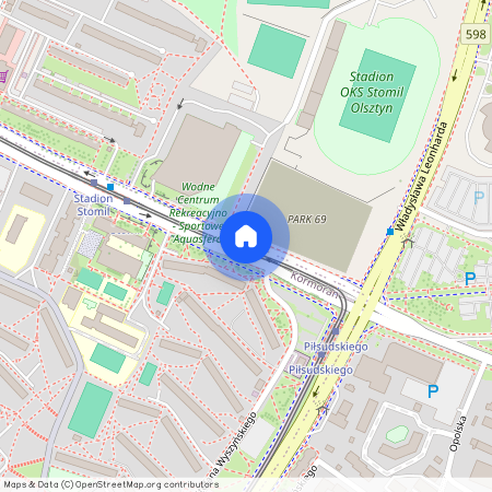 al. Aleja Marszałka Józefa Piłsudskiego 36, Kormoran, Olsztyn, warmińsko-mazurskie