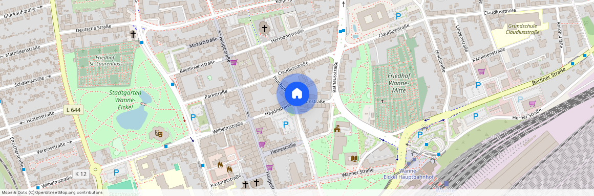 Haydnstraße 15, (Wanne), 44649 Herne