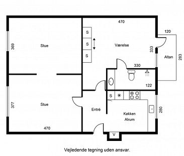 Midtby-lejlighed med vestvendt altan - Photo 2