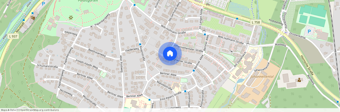 Pöppinghauser Straße 1, 32756 Nordrhein-Westfalen - Detmold