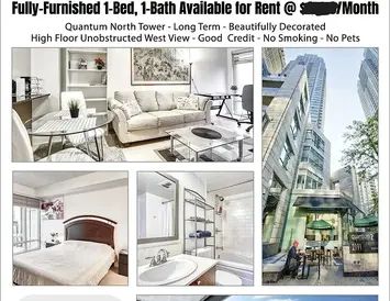 Fully Furnished 1 bd Quantum2 luxury condo, Yonge-Eglinton, A+++ | 2191 Yonge Street, Toronto - Photo 1