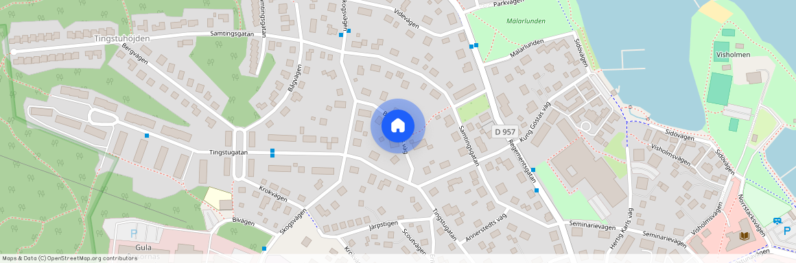 Bisp Thomas väg, Strängnäs